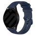 Samsung Galaxy Watch FE Luxus Silikonarmband (Dunkelblau)