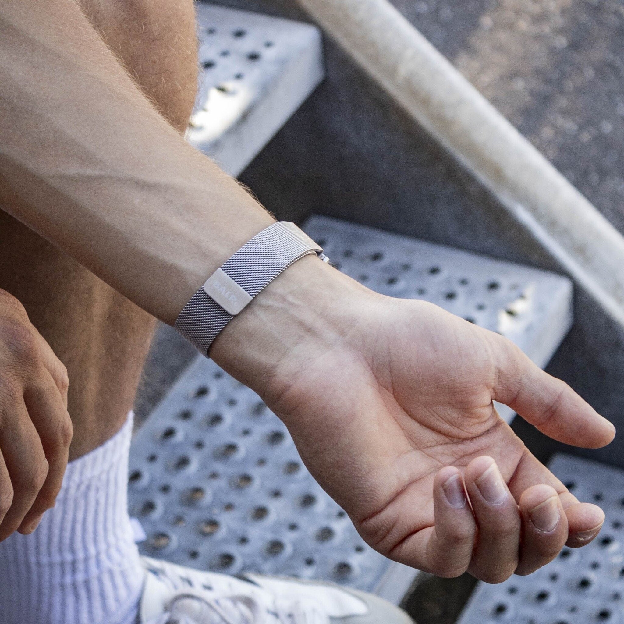 BALR Amazfit GTS 3 Milanese Armband (Silber)