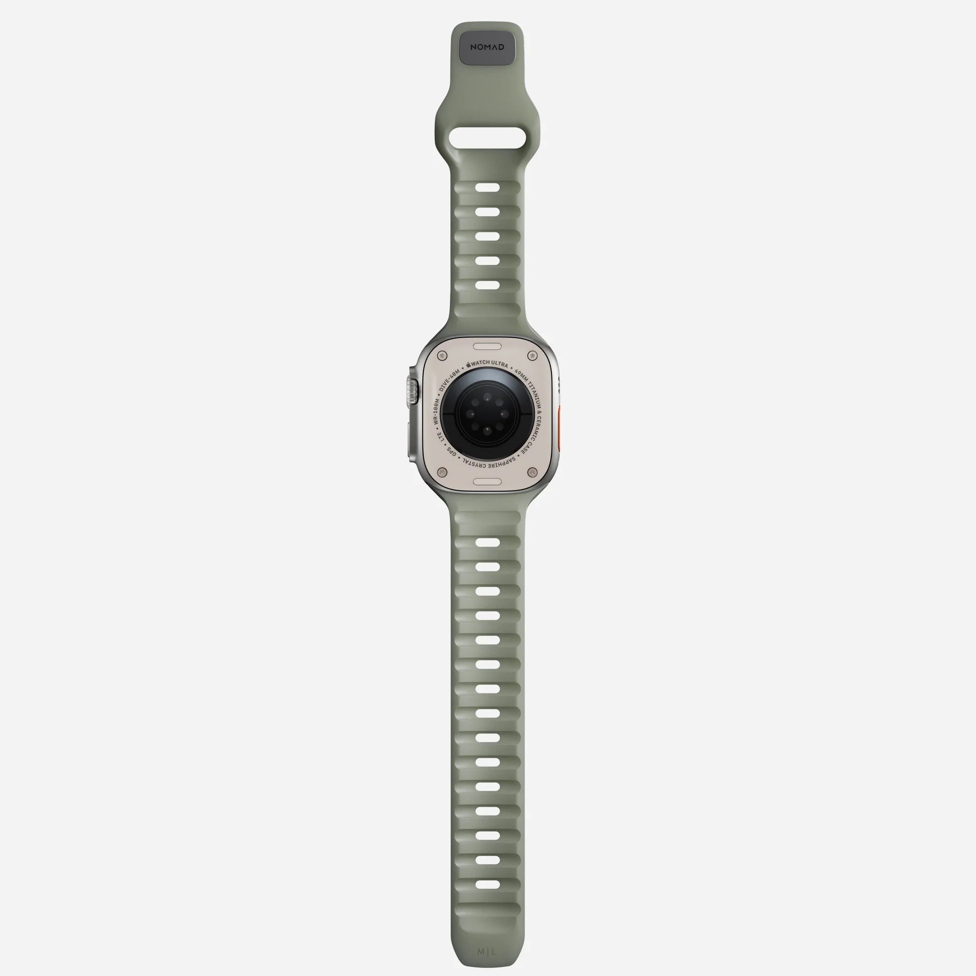 Nomad Sport Apple Watch Silikonarmband (Coastal Rock)