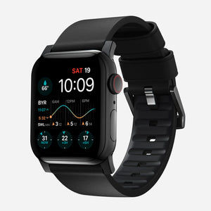 Nomad Active Pro Apple Watch Hybrid Armband (Schwarz)