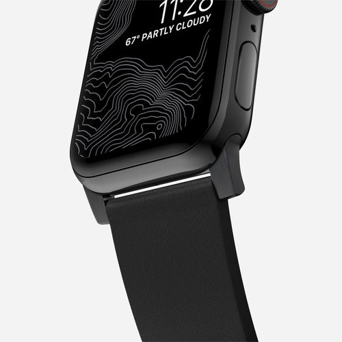 Nomad Active Pro Apple Watch Hybrid Armband (Schwarz)
