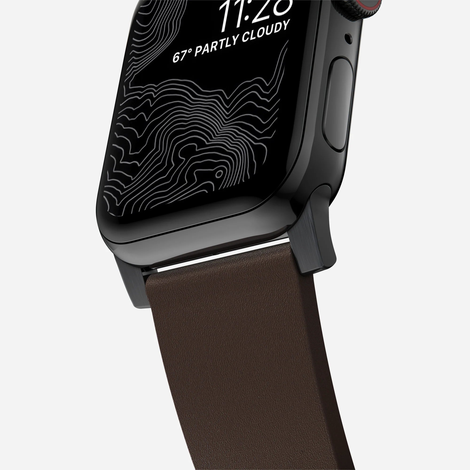 Nomad Active Pro Apple Watch Hybrid-Armband (Braun/Schwarz)