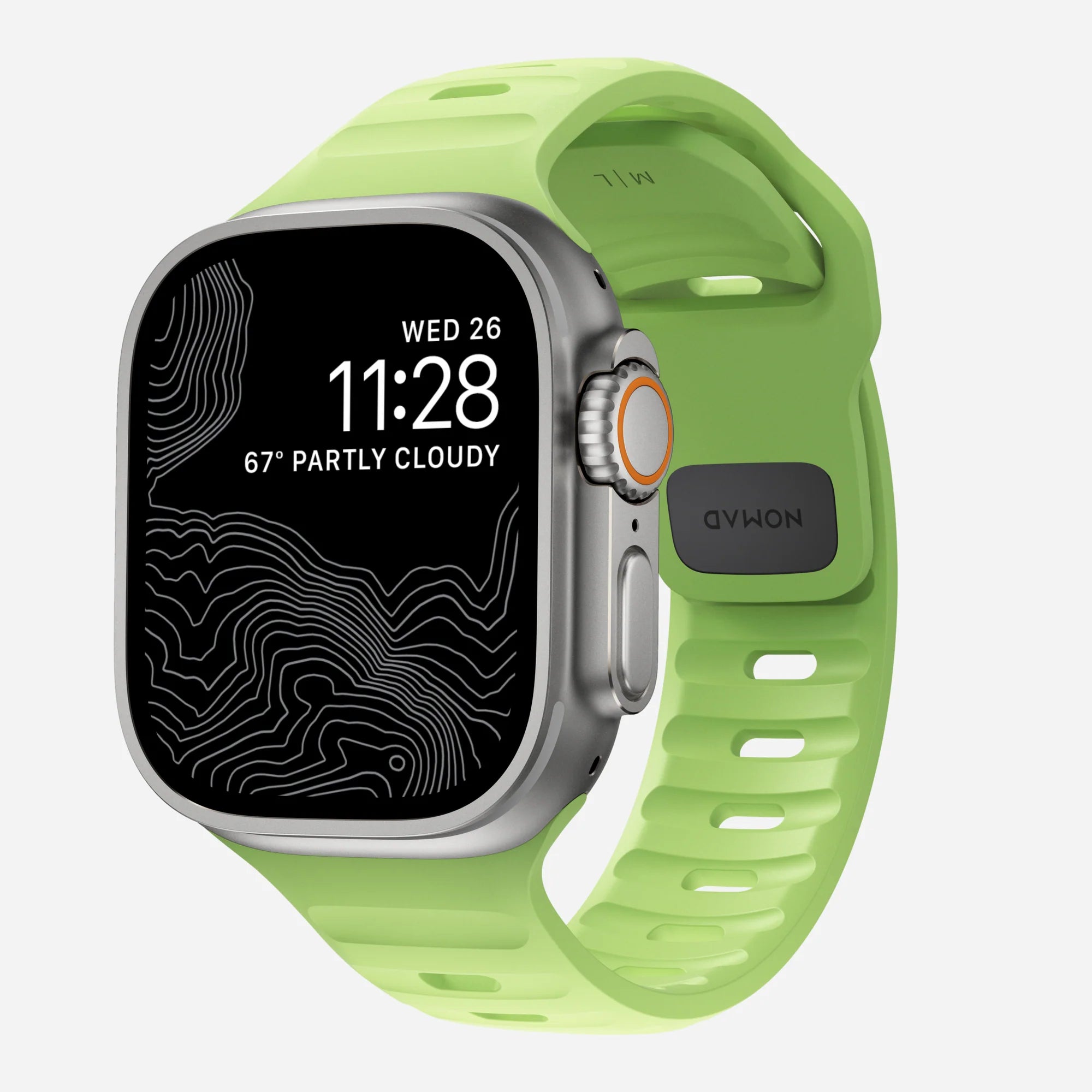 Nomad Sport Apple Watch Silikonarmband (Glow 2.0)