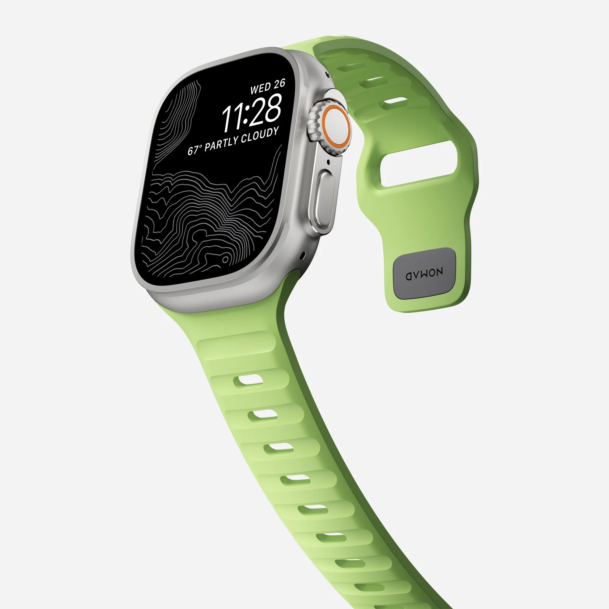 Nomad Sport Apple Watch Silikonarmband (Glow 2.0)