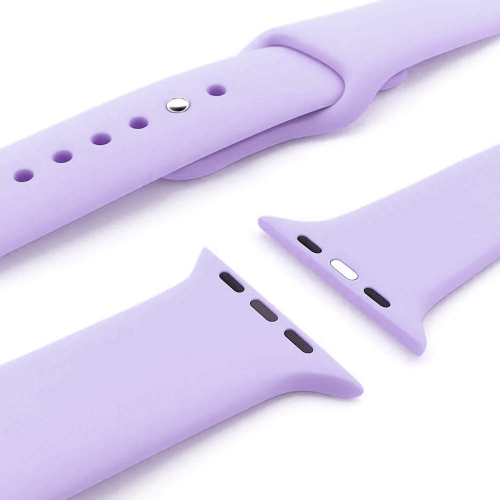 Correa silicona Apple Watch (lila)