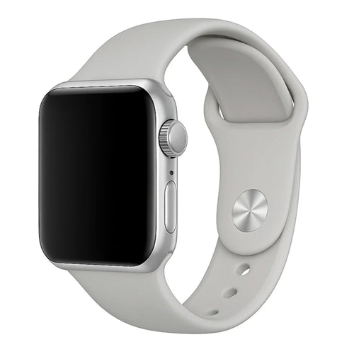 Apple Watch Silikonarmband (Grau)