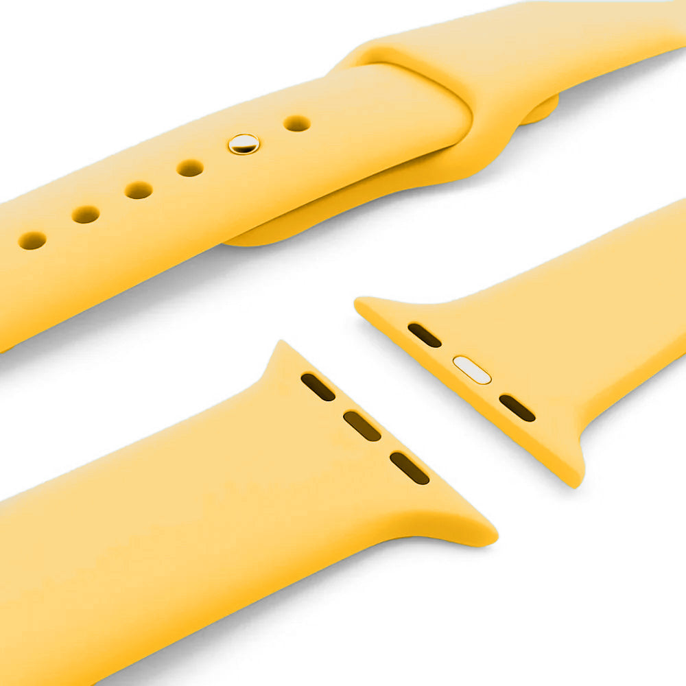 Apple Watch Silicone Strap (Yellow)