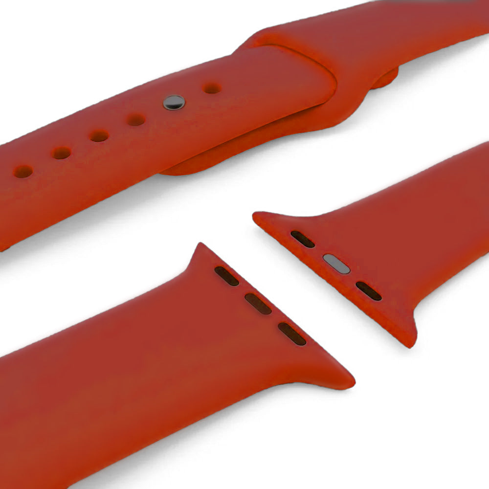 Correa silicona Apple Watch (roja)