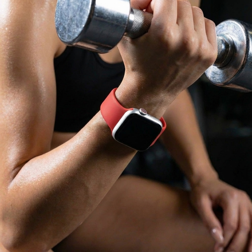 Correa silicona Apple Watch (roja)