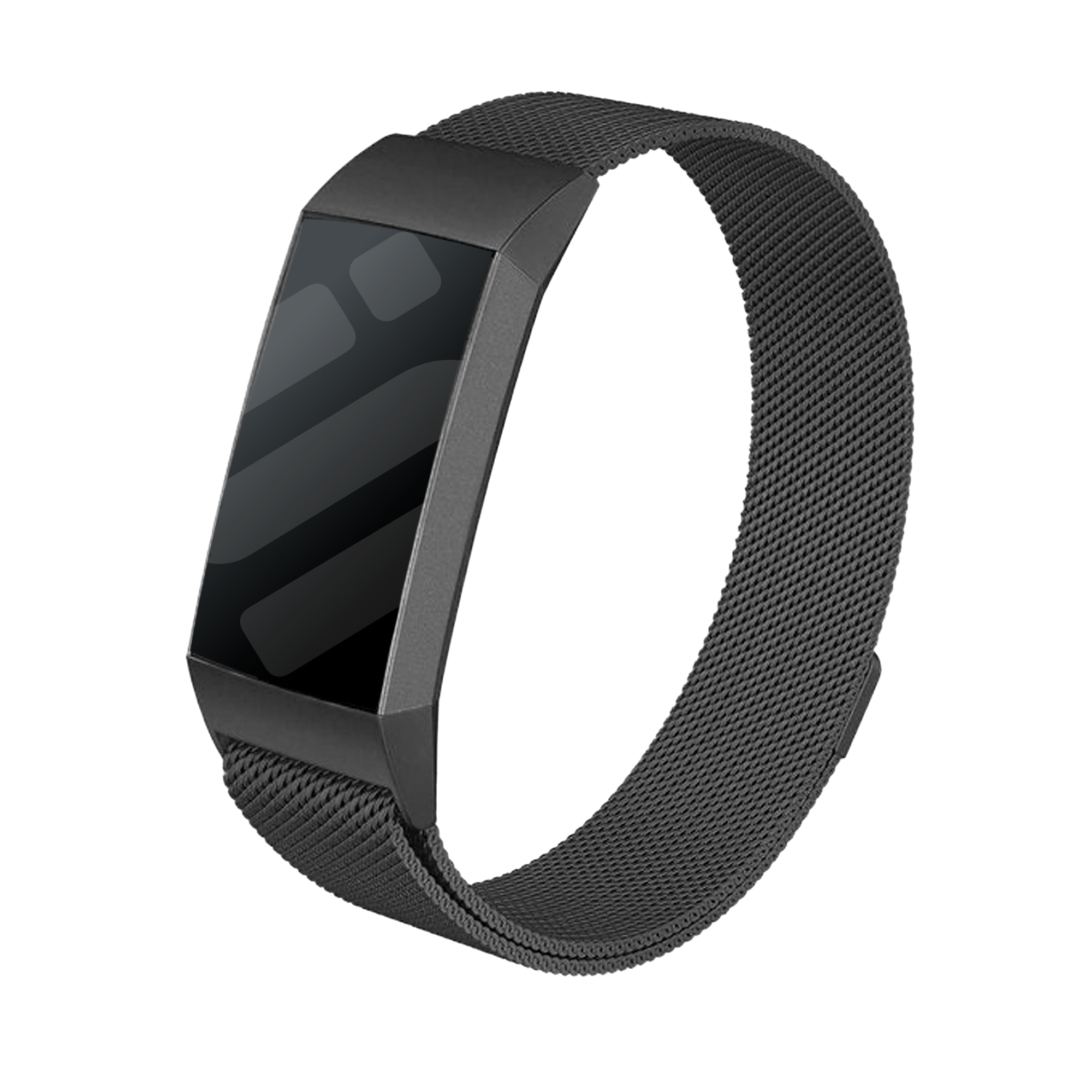 Fitbit Charge 3 Milanese Strap (Black)
