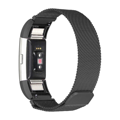 Fitbit Charge 3 Milanese Strap (Black)