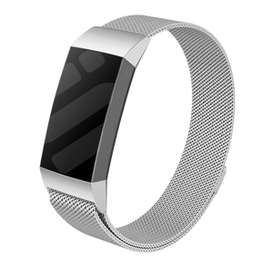 Fitbit Charge 3 Milanese Strap (Silver)