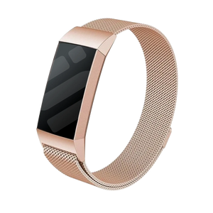 Bracelet Milanais Fitbit Charge 4 (or rose)