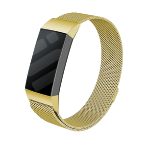 Fitbit Charge 3 Milanese Strap (Gold)