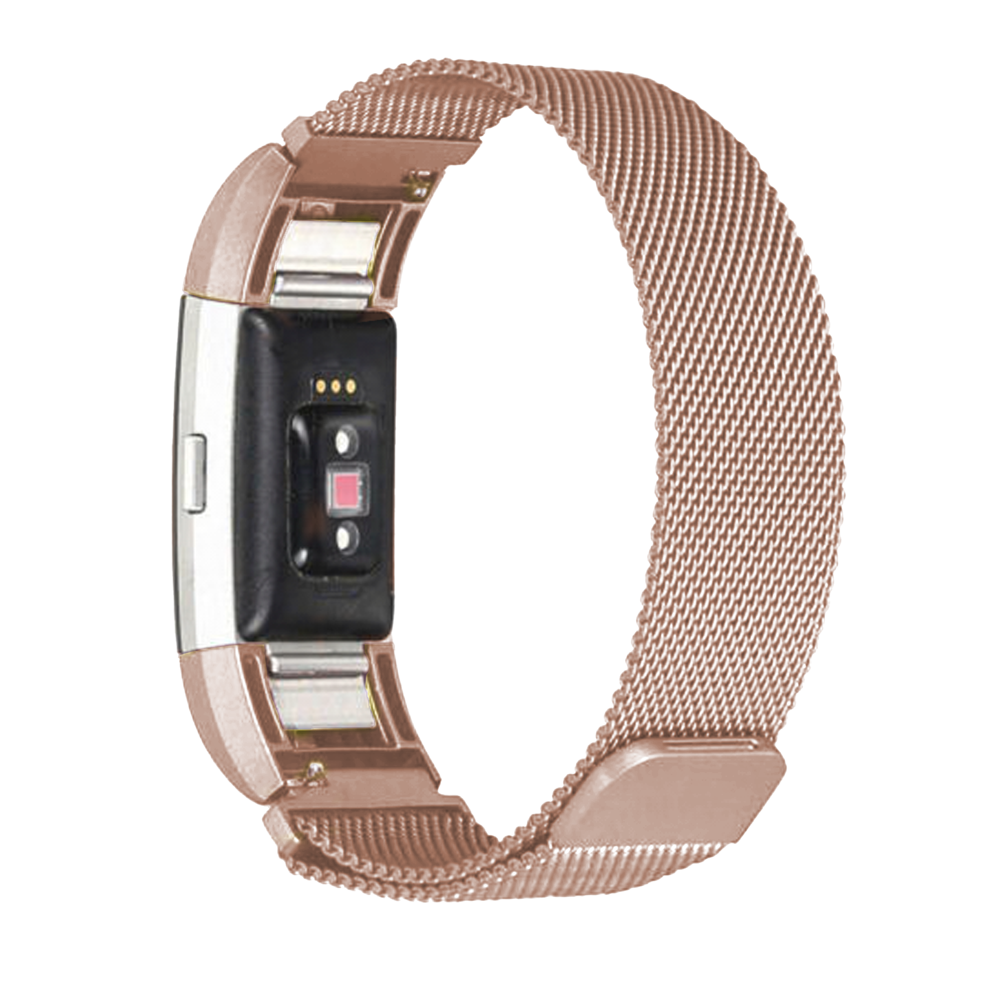 Fitbit Charge 3 Milanese-Armband (Roségold)