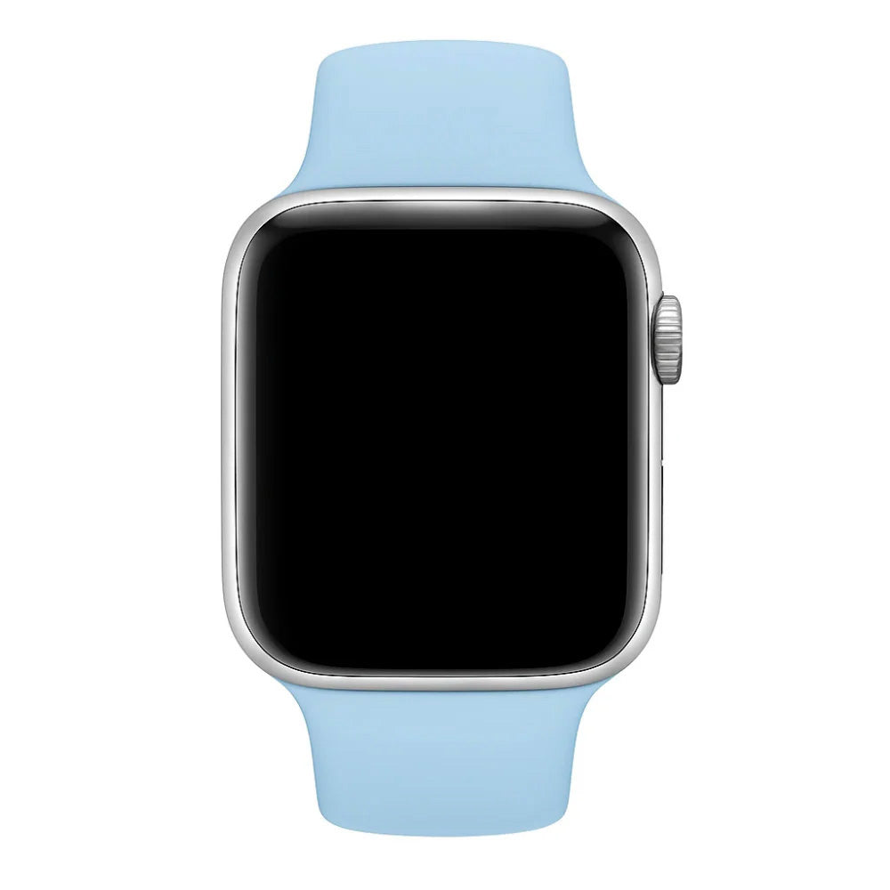 Correa silicona Apple Watch (azul agua)