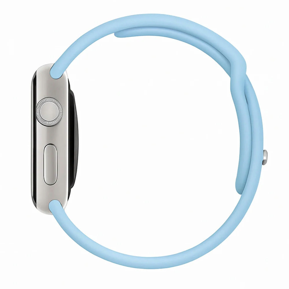 Correa silicona Apple Watch (azul agua)