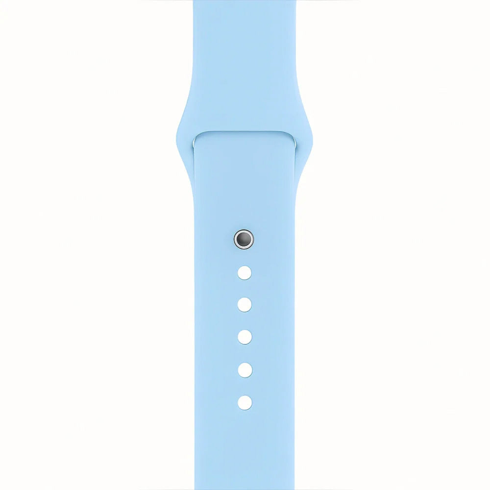 Correa silicona Apple Watch (azul agua)