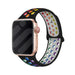 Apple Watch Sport Strap (Black/Rainbow)