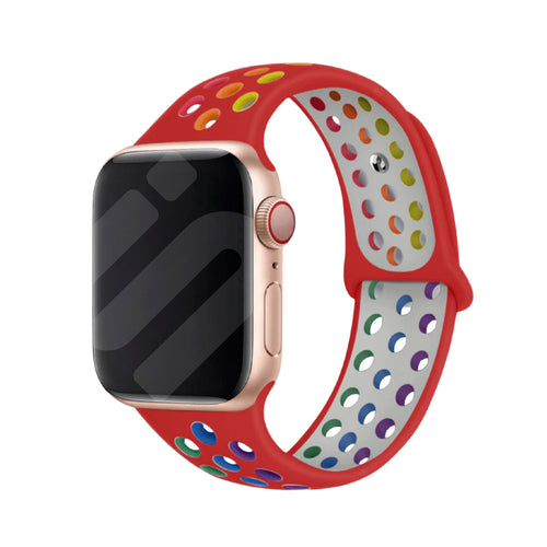 Apple Watch Sportarmband (Bunt Rot)
