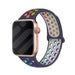 Apple Watch Sport Strap (Dark Blue/Rainbow)