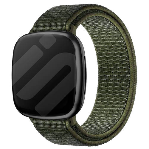 Fitbit Sense Nylonarmband (Grün)