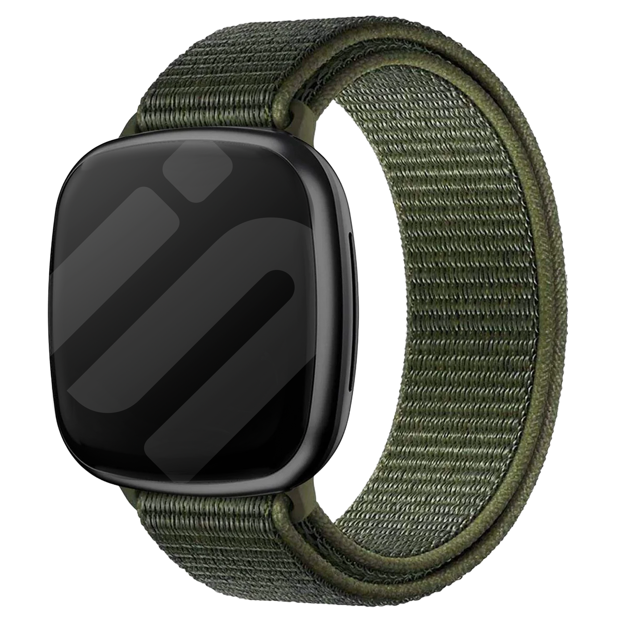 Fitbit Versa 3 Nylon Strap (Green)