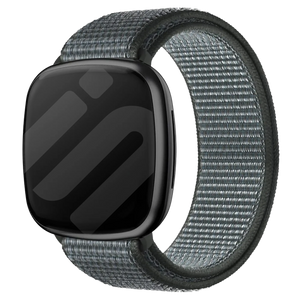 Correa nylon Fitbit Sense (gris- verde)
