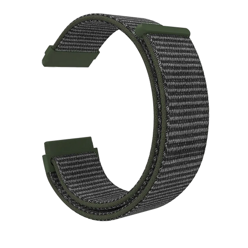 Correa nylon Fitbit Sense (gris- verde)