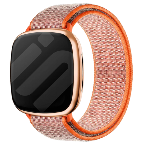 Correa nylon Fitbit Versa 3 (naranja)