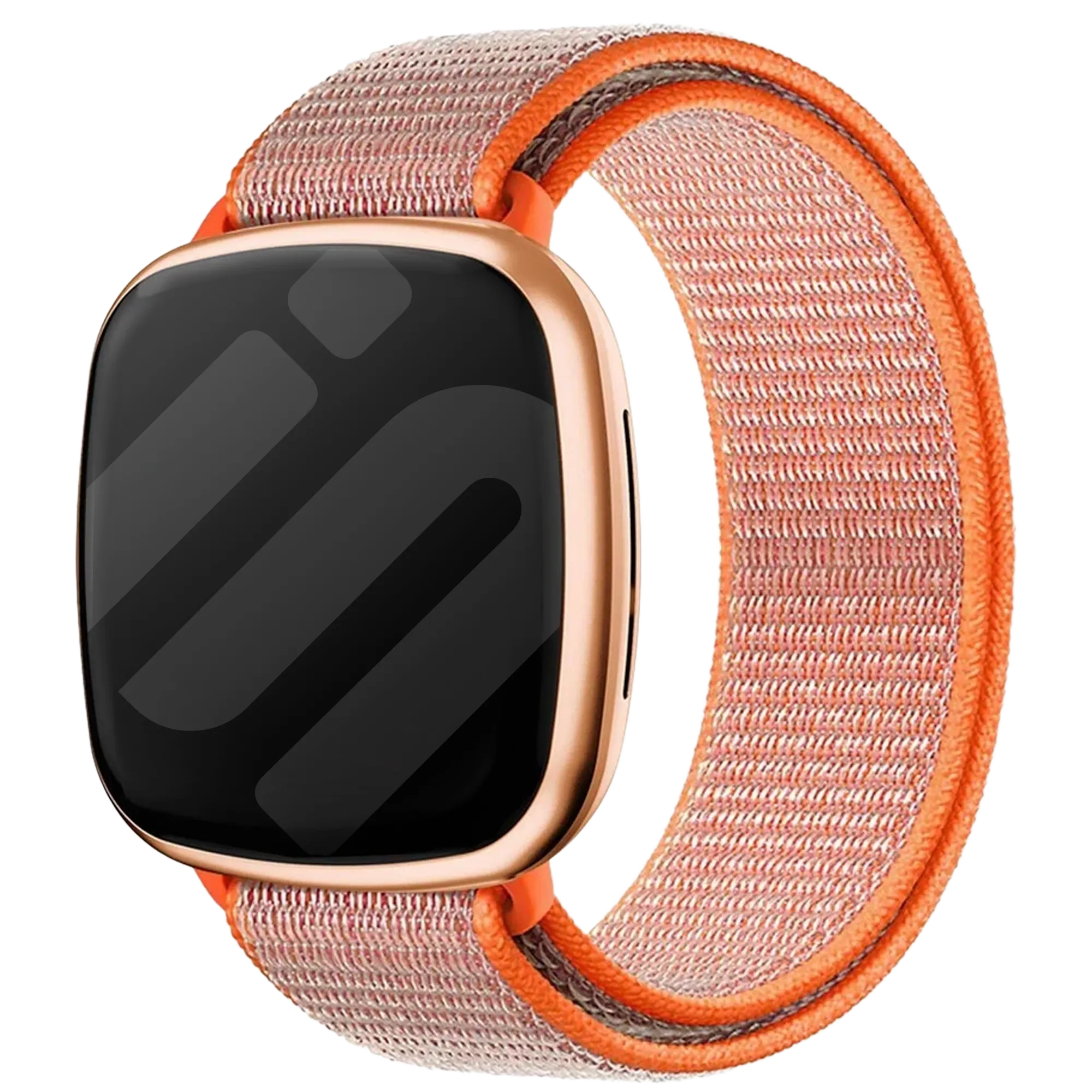 Fitbit Sense Nylonarmband (Orange)