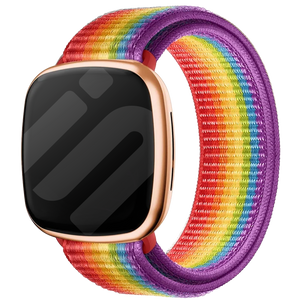 Fitbit Sense Nylon Strap (Rainbow)