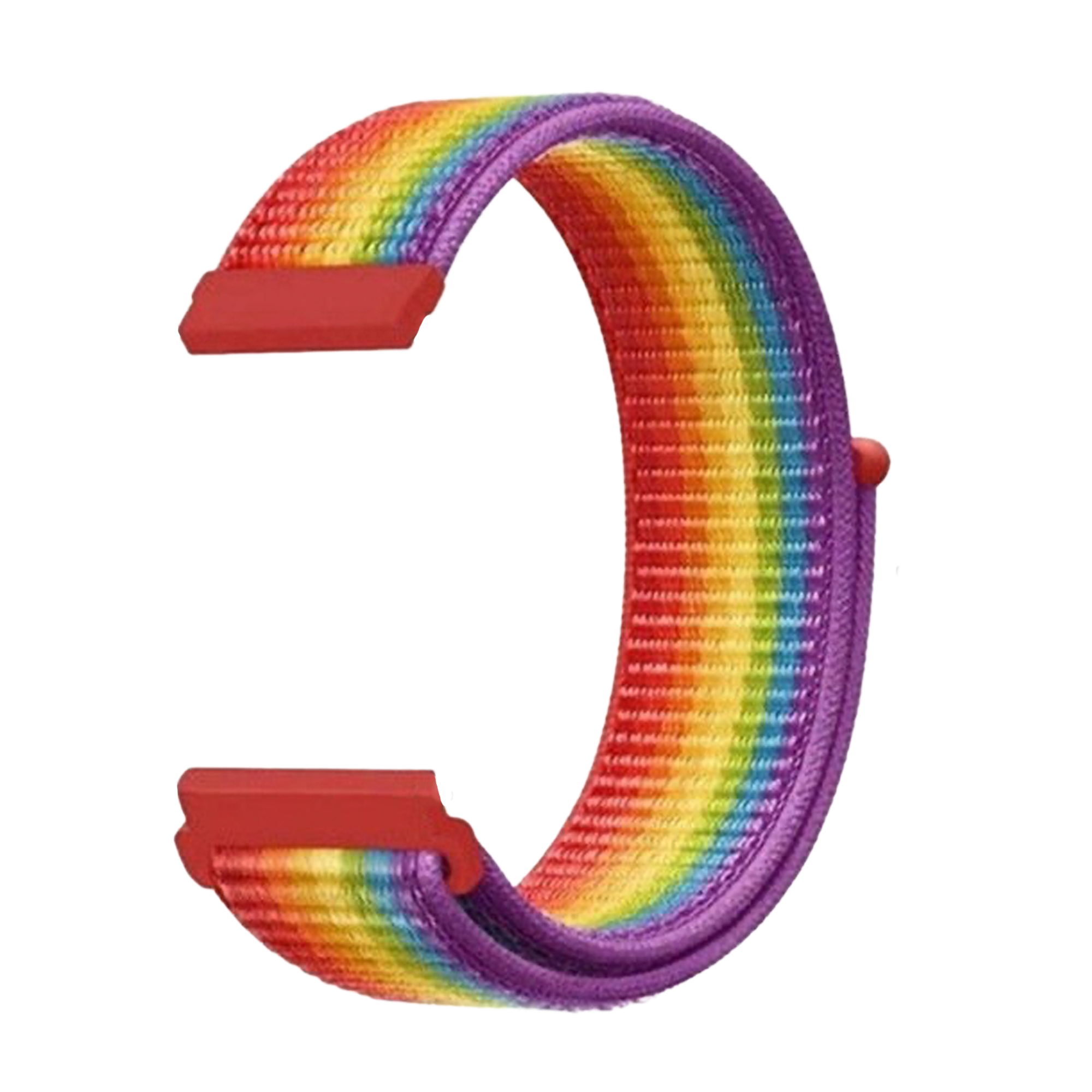 Fitbit Versa 3 Nylon Strap (Rainbow)