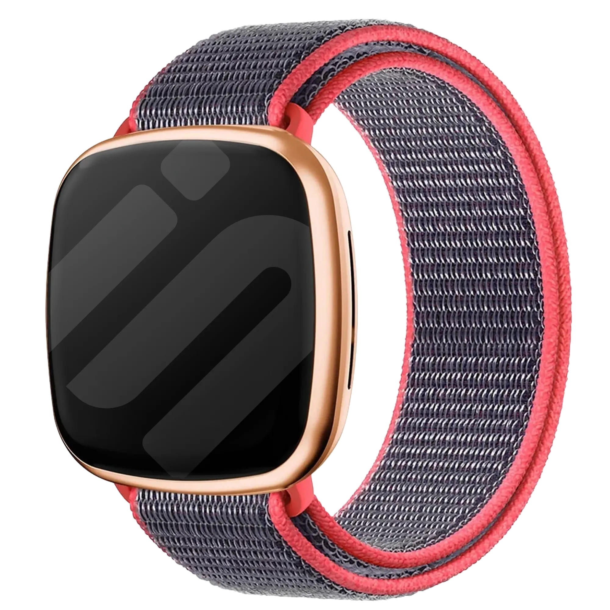 Fitbit Sense Nylonarmband (Helles Pulver)