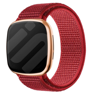 Correa nylon Fitbit Sense (roja)