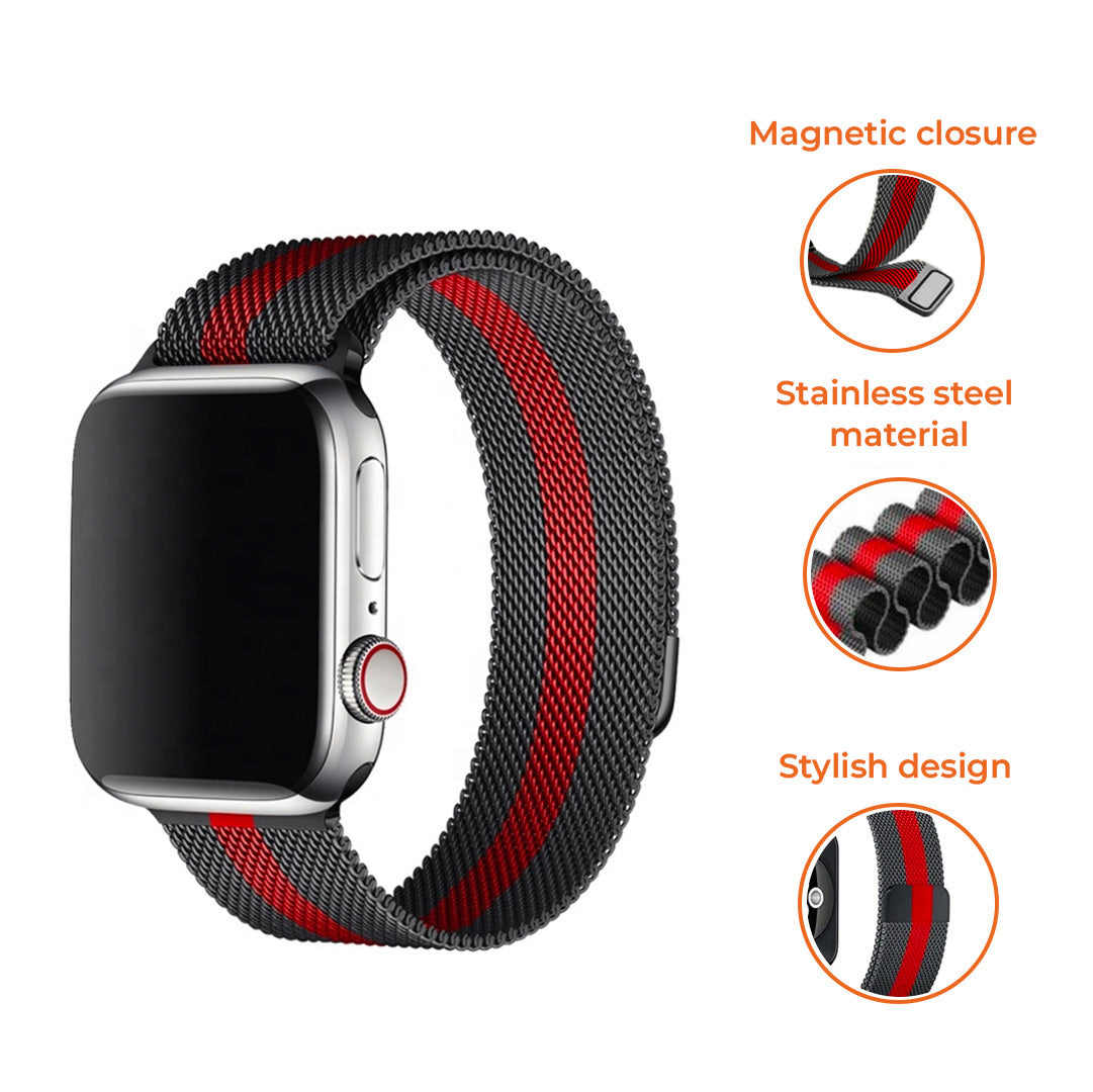 8720391659565_Apple Watch_Milanees_Zwart rood_kenmerk_EN