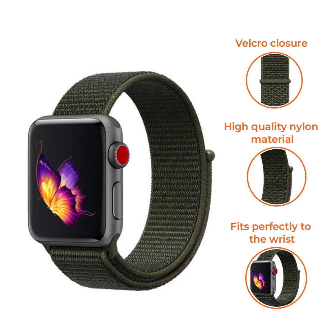 8720391664231_Apple Watch_Nylon_Donkergroen_Kenmerk_EN