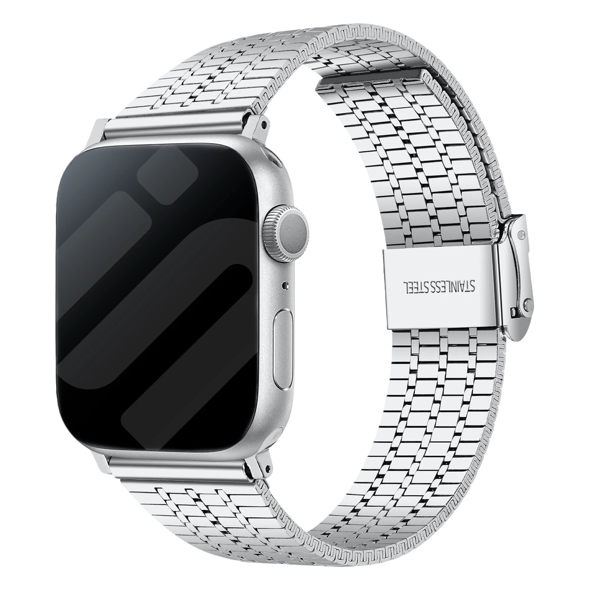 Apple Watch roestvrij stalen band (zilver)