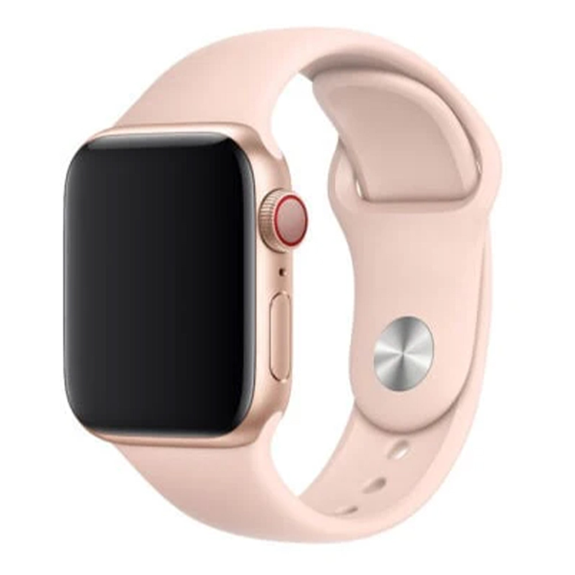 Correa de silicona Apple Watch (rosa suave)