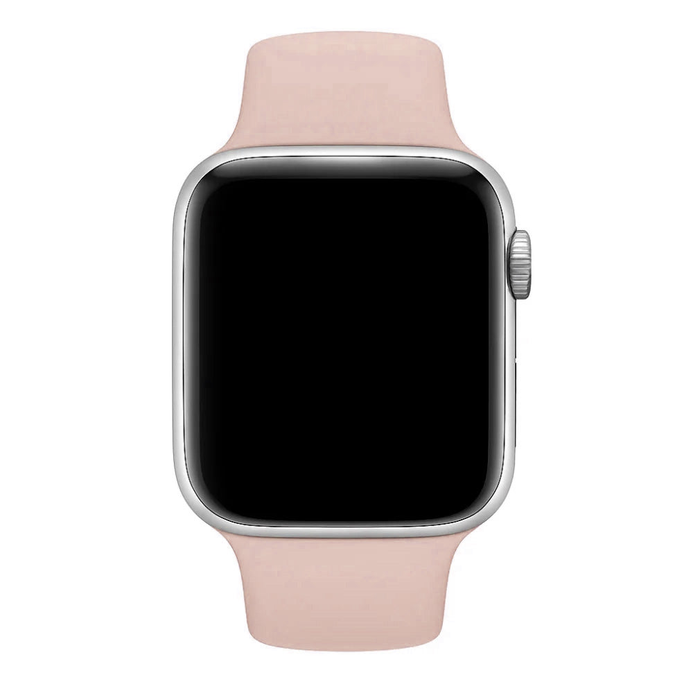 Correa de silicona Apple Watch (rosa suave)