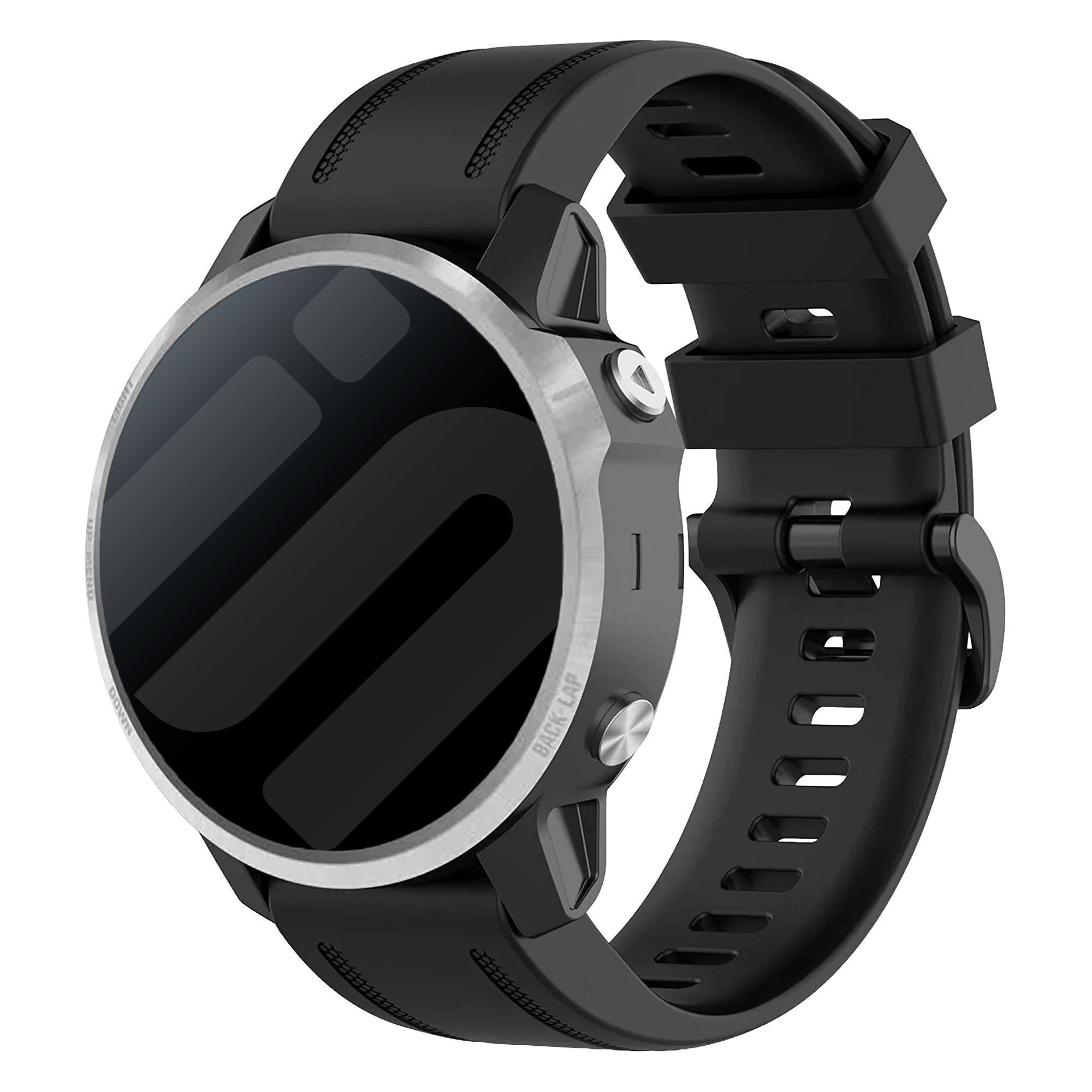Garmin Fenix 5s/6s Silicone Strap (Black)