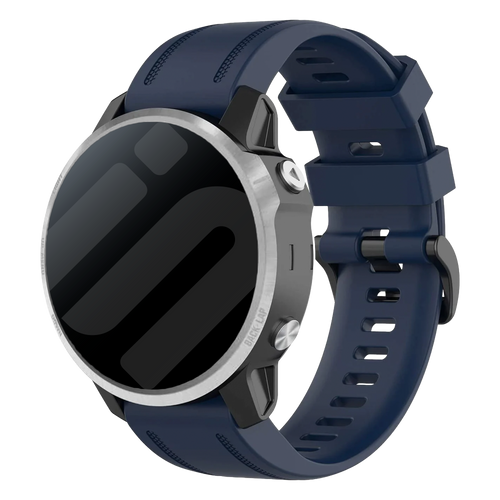 Garmin Descent Mk3(i) - 43mm Silicone Strap (Dark Blue)