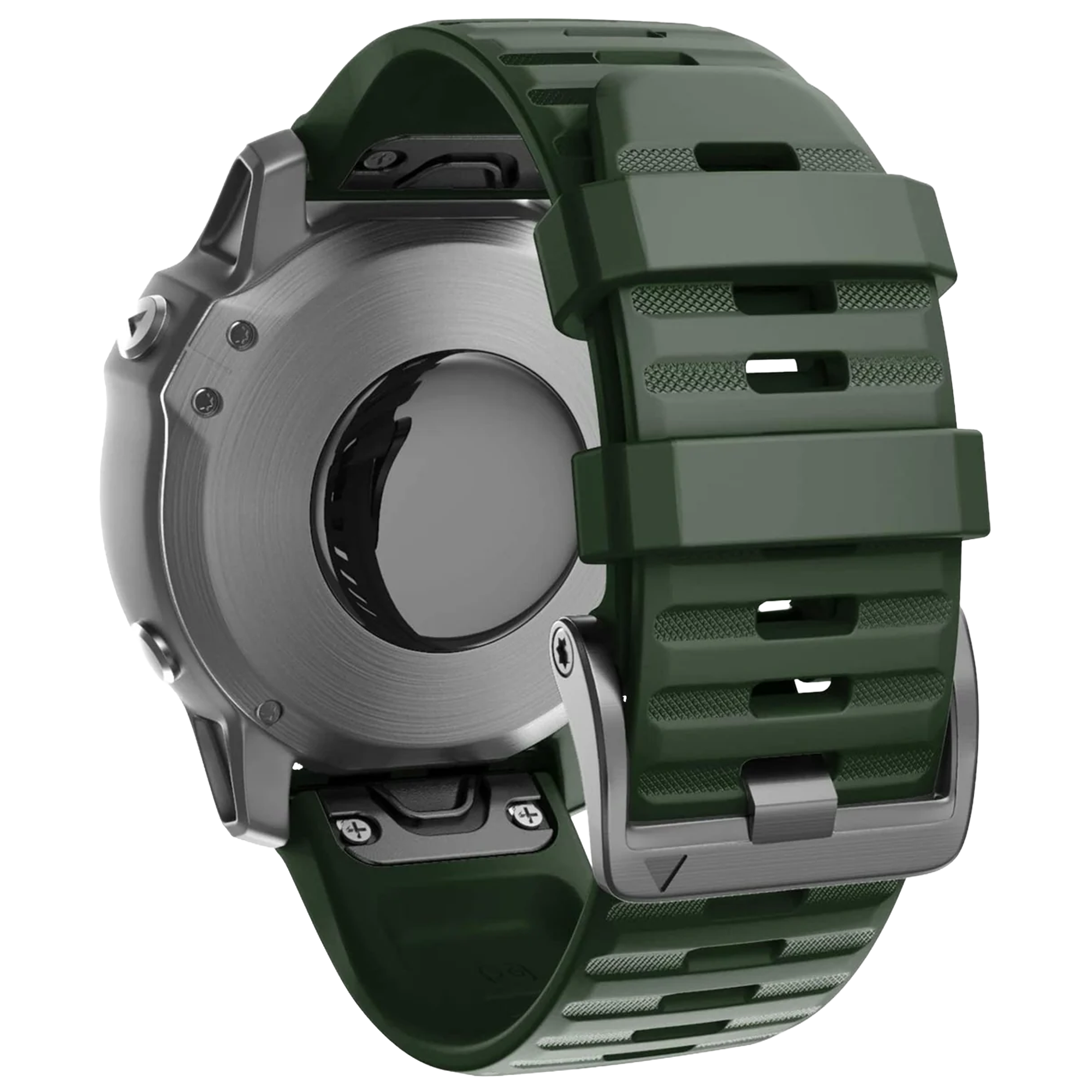 Garmin D2 Mach 2 - 51mm Silicone Strap (Dark Green)