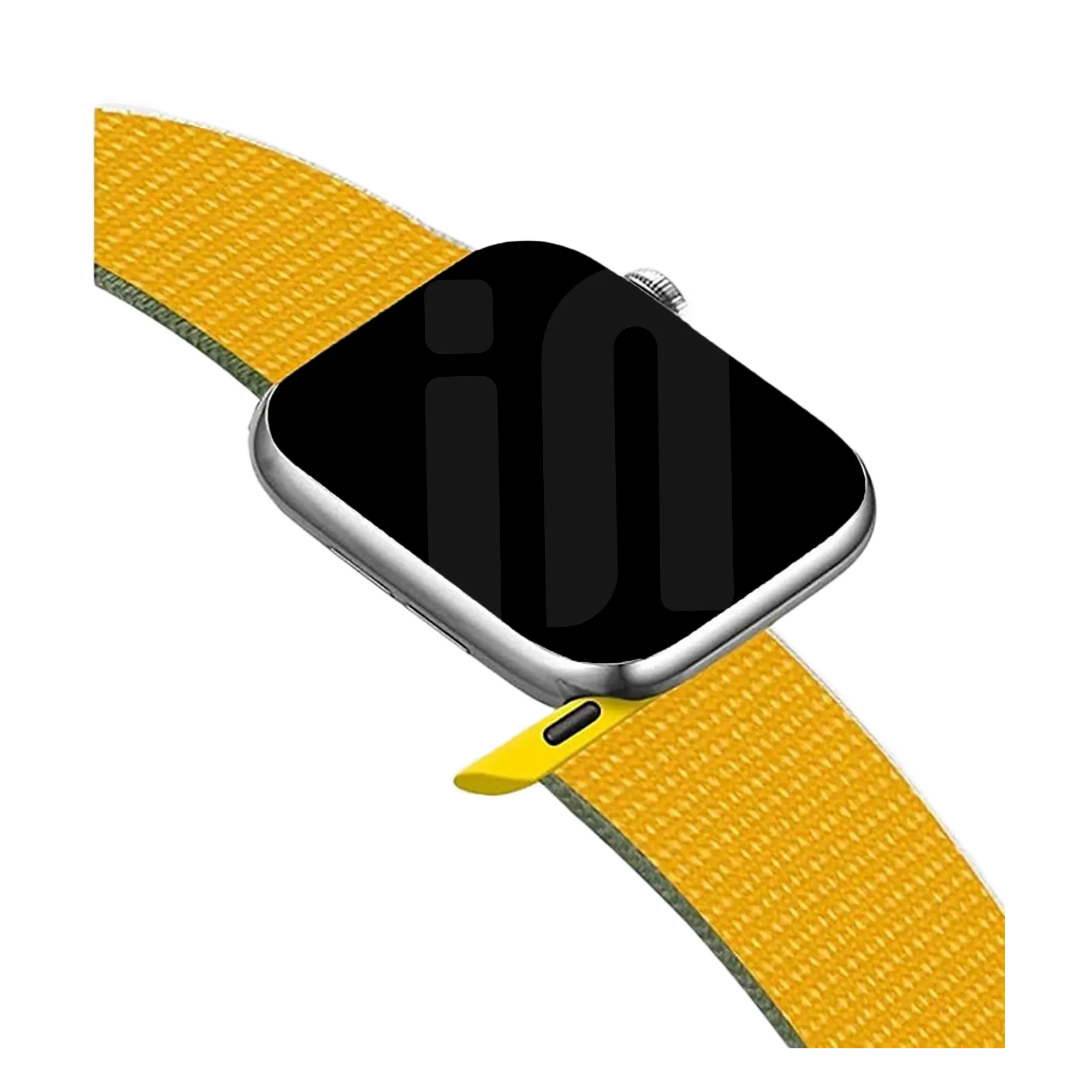 Apple Watch nylon loop bandje (geel)