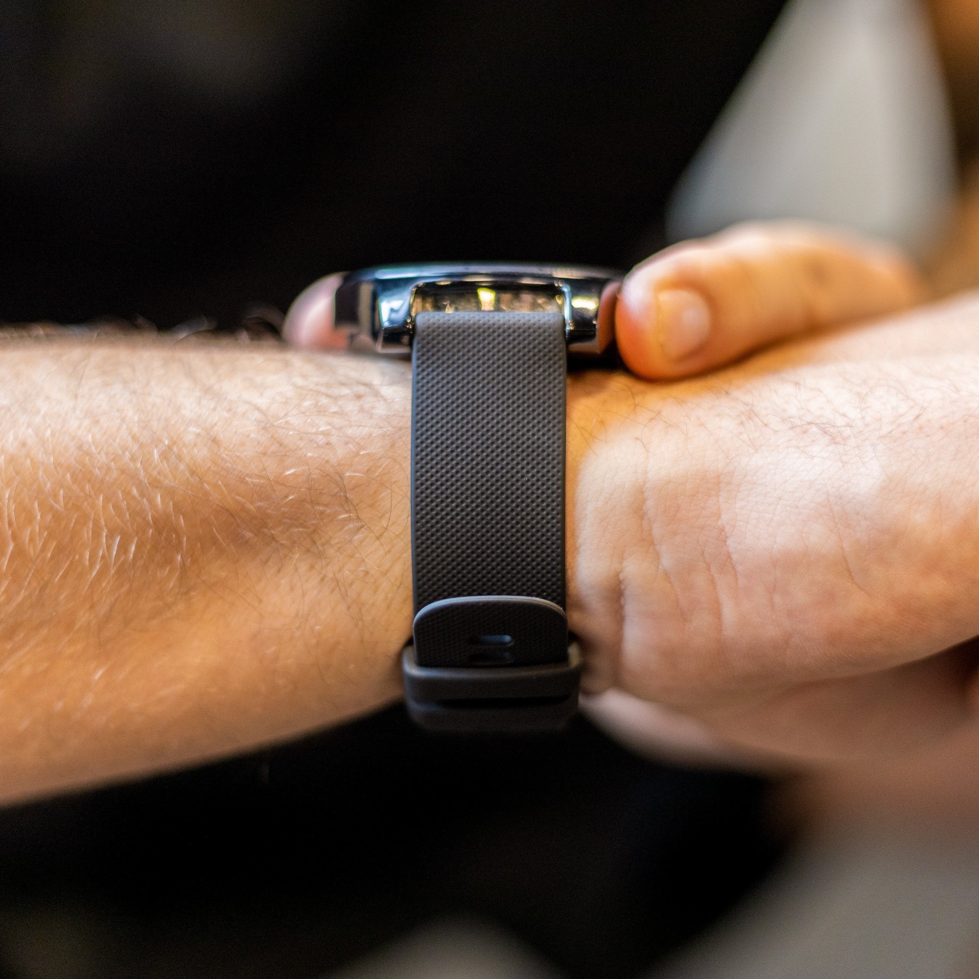 Fossil Gen 5 luxe siliconen bandje (zwart)