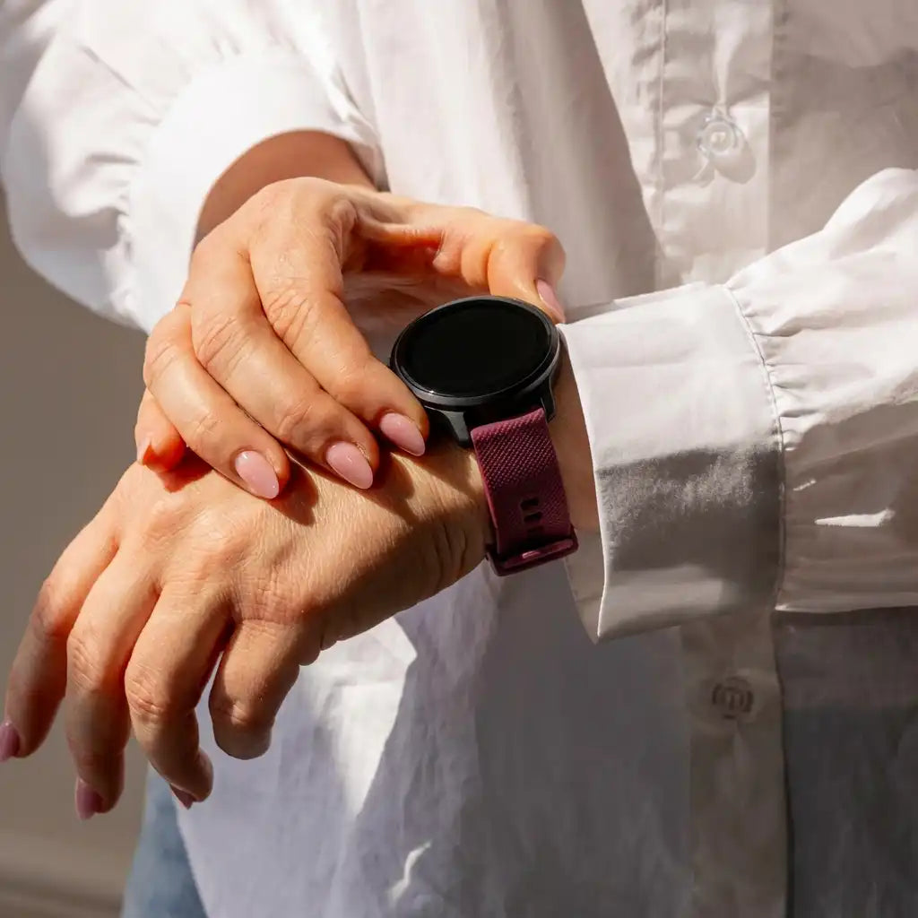 ICE Smart 3.0 Round 1.20 Silicone Strap (Wine Red)