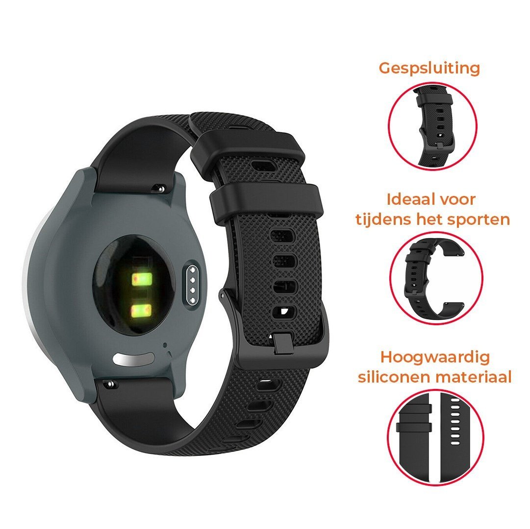 Correa silicona Huawei Watch GT 5 Pro 42mm (negro)