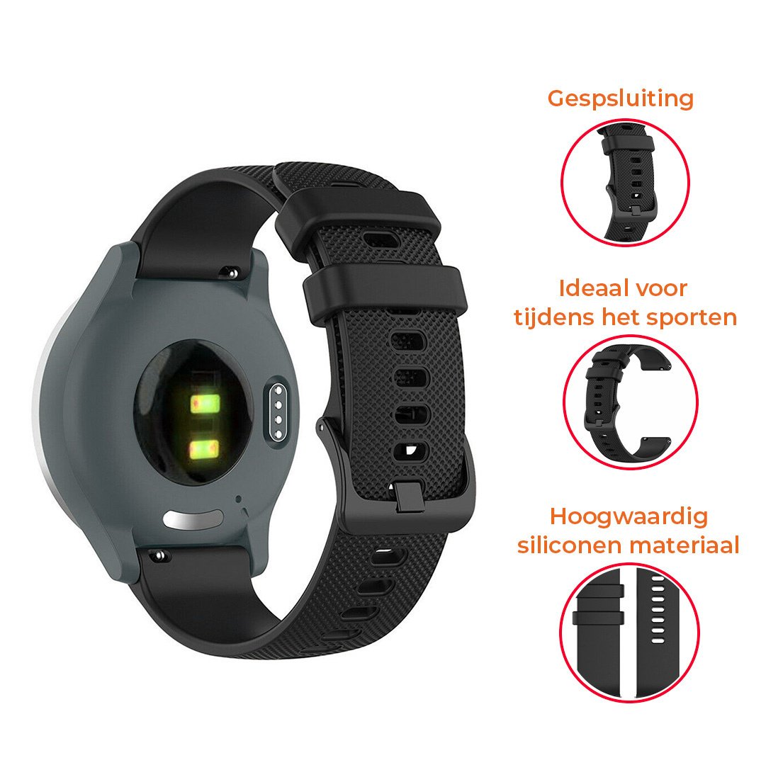 Huawei Watch GT 5 - 41mm siliconen bandje (zwart)