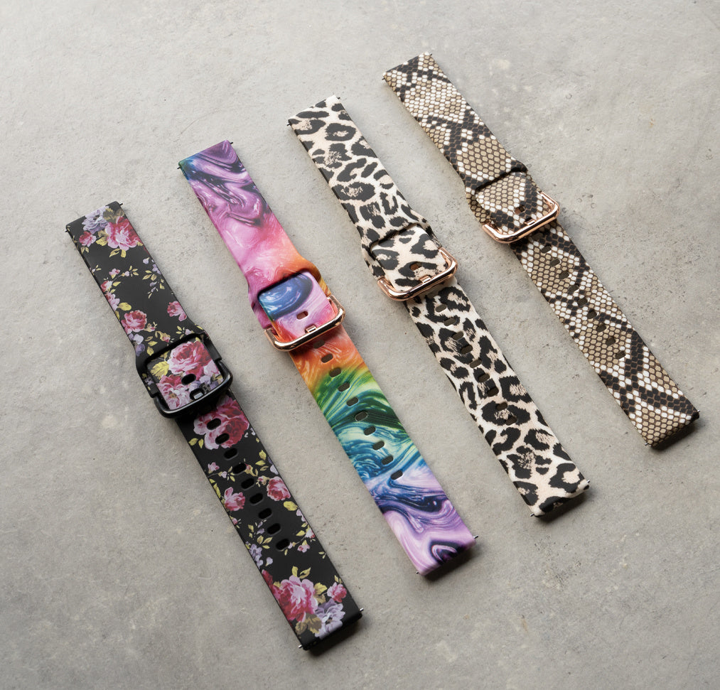 Pink Flower Amazfit GTS 4 Armband