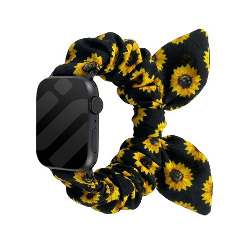 Bracelet Chouchou Apple Watch (tournesols)